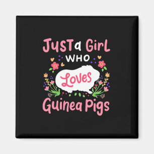 Aimant Une Dame qui aime les cochons de Guinée