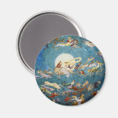 Aimant Une danse autour de l'aimant de la lune (Recto/Verso)