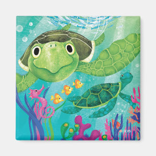 Aimant Une délivrance de tortue de mer