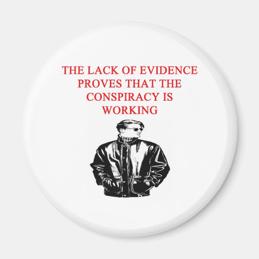 Aimant une drôle de théorie du complot nouvelle blague de (Devant)