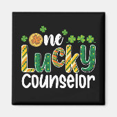 Aimant Une école de conseillers chanceuse Saint Patrick's (Devant)