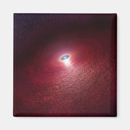 Aimant Une Étoile De Neutron Avec Un Disque De Poussière  (Devant)