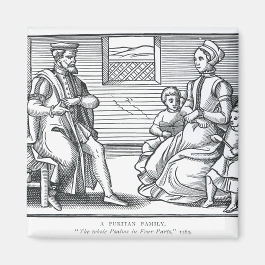 Aimant Une famille puritaine (Devant)