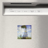 Aimant Une femme avec un parasol (In Situ (Lave-vaisselle))