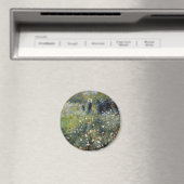 Aimant Une femme avec un parasol dans un jardin par Augus (In Situ (Lave-vaisselle))