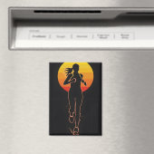 Aimant Une femme court et s'entraîne (In Situ (Lave-vaisselle))