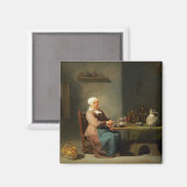 Aimant Une femme dans la cuisine (Recto/Verso)