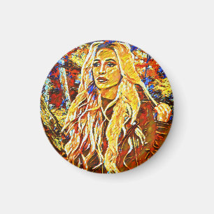 Aimant Une Femme Marchant Dans Le Parc Art Impressionnist