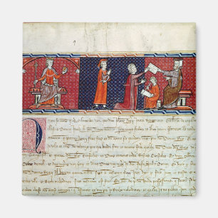 Aimant Une femme prenant un serment avant