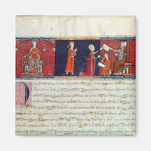 Aimant Une femme prêtant serment avant (Devant)