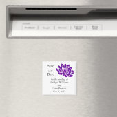 Aimant Une fleur de Lotus Enregistrer l'aimant de date (v (In Situ (Lave-vaisselle))