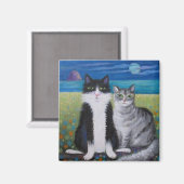 Aimant Une Fois Dans Une Lune Bleue (Recto/Verso)