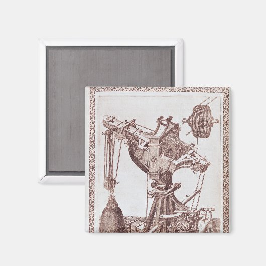 Aimant Une grue (Recto/Verso)