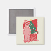 Aimant Une histoire de Noël | Lapin De Pâques Dérangé (Recto/Verso)