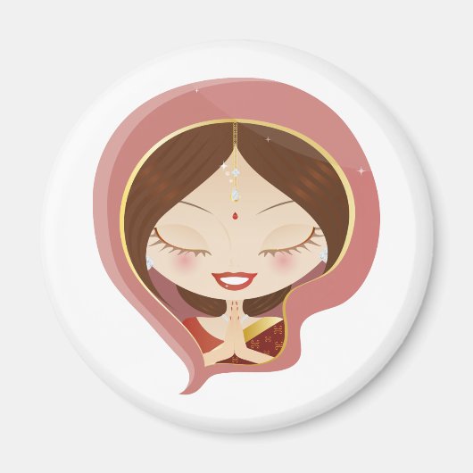 Aimant Une Indienne Priant (Devant)