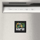 Aimant Une infirmière chanceuse à la Saint-Patrick (In Situ (Lave-vaisselle))