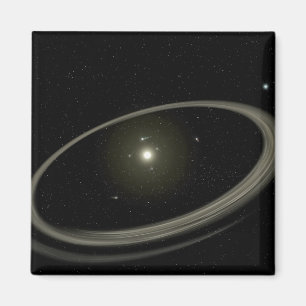 Aimant Une jeune étoile cerclée par les planètes norma