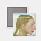 Aimant Une jeune fille (Recto/Verso)