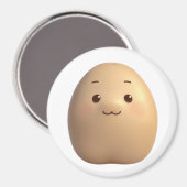 Aimant Une jolie pomme de terre pour bébés (Recto/Verso)