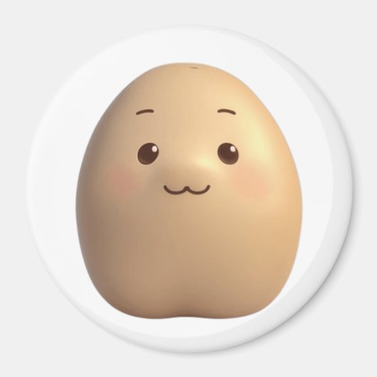 Aimant Une jolie pomme de terre pour bébés (Devant)