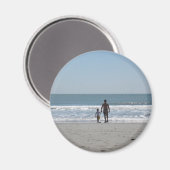 Aimant Une journée à la plage avec papa (Recto/Verso)