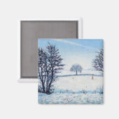 Aimant Une marche hivernale (Recto/Verso)