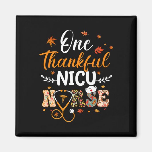 Aimant Une Merci Nicu Nurse Thanksgiving Fun Nurse F (Devant)