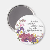 Aimant Une Mère tient le coeur d'un enfant (Recto/Verso)