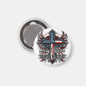 Aimant Une nation sous Dieu (Recto/Verso)