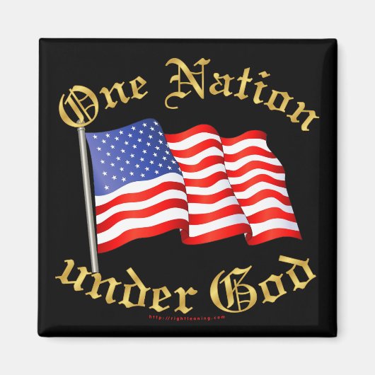 Aimant Une nation sous Dieu (Devant)