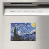 Aimant Une nuit étoilée : Saint Remy par Vincent Van Gogh (In Situ (Lave-vaisselle))