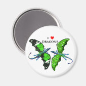 Aimant Une paire de dragons (Recto/Verso)