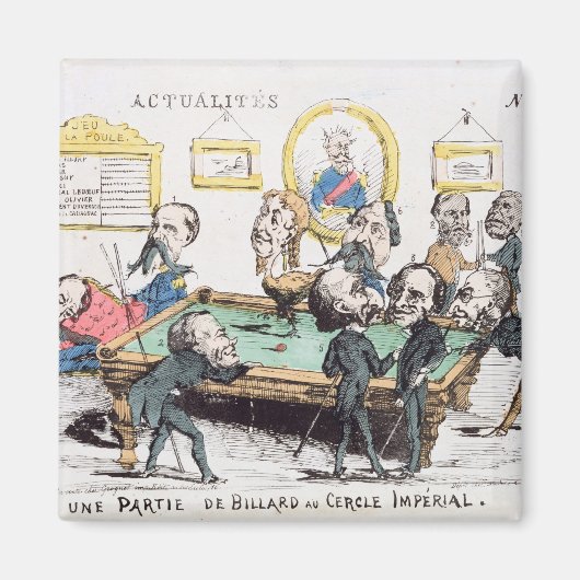 Aimant Une Partie de Billard au Cercle Impérial (Devant)