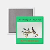 Aimant Une perdrix dans un poirier. (Recto/Verso)