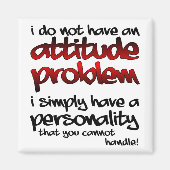 Aimant Une personnalité que vous ne pouvez pas gérer Funn (Devant)