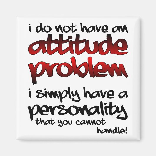 Aimant Une personnalité que vous ne pouvez pas gérer Funn (Devant)