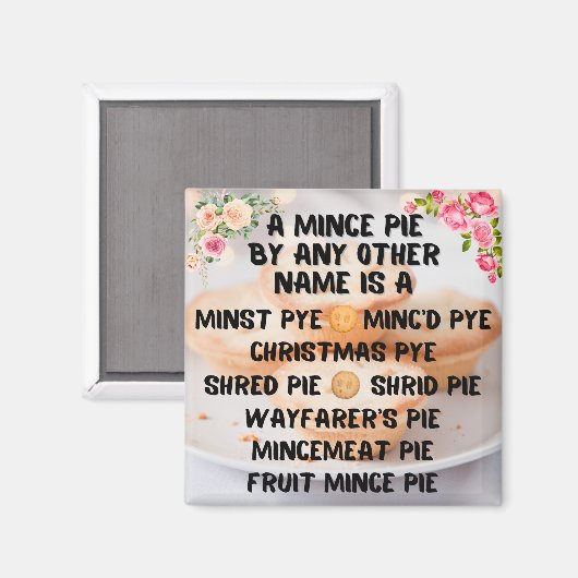 Aimant Une petite tarte par n'importe quel autre nom est (Recto/Verso)