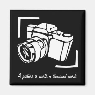 Aimant Une photo vaut un millier de citations photographi