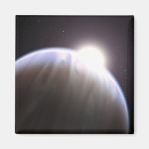 Aimant Une planète extrasolaire avec son étoile parente