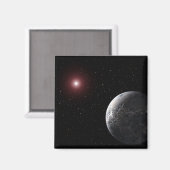 Aimant Une planète glacée/rocheuse en orbite autour d'une (Recto/Verso)