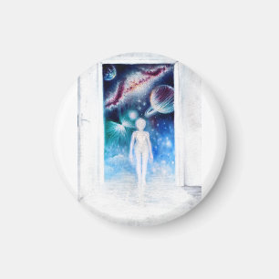 Aimant Une porte ouverte sur le carré de l'univers