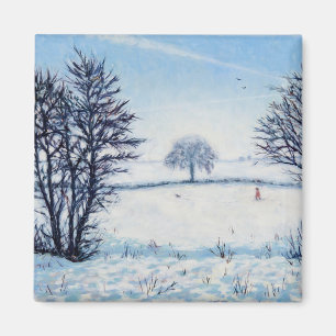 Aimant Une promenade d'hivers