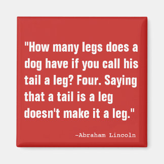 Aimant Une queue n'est pas une jambe