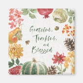 Aimant Une récolte riche, généreuse et bénie (Devant)