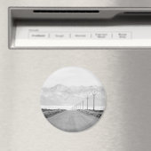 Aimant Une route solitaire et des lignes électriques | Mo (In Situ (Lave-vaisselle))