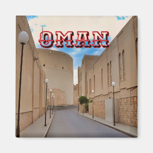 Aimant Une rue omanaise pittoresque