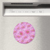 Aimant Une symphonie de gerbera roses, (In Situ (Lave-vaisselle))