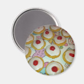 Aimant Une tarte à la cerise (Recto/Verso)