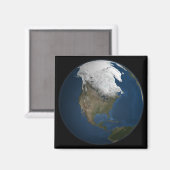 Aimant Une vision globale de l'Amérique du Nord (Recto/Verso)