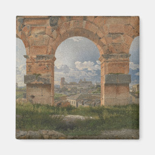 Aimant Une vue à travers trois arches du Colisée